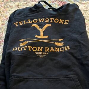 Port and Company Black Yellowstone Dutton Ranch Hoodie